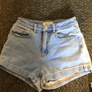 High waisted mom shorts